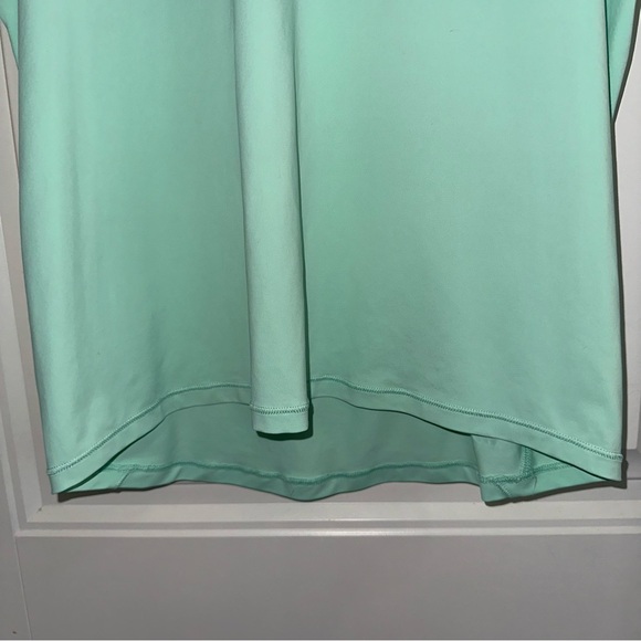 All in motion mint green back vented cap sleeve athletic top woman S - Picture 5 of 9